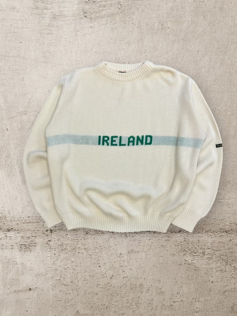 80s Blarney Castle Ireland Knit Sweater - Medium