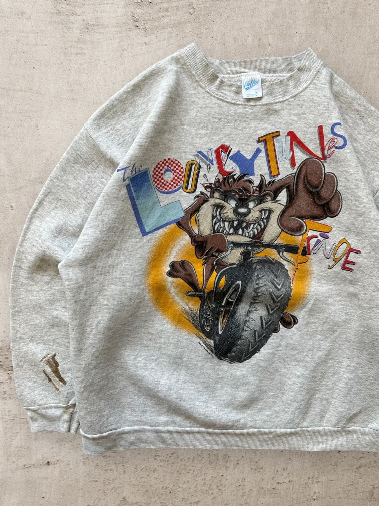 90s Looney Tunes Distressed Graphic Crewneck - Large