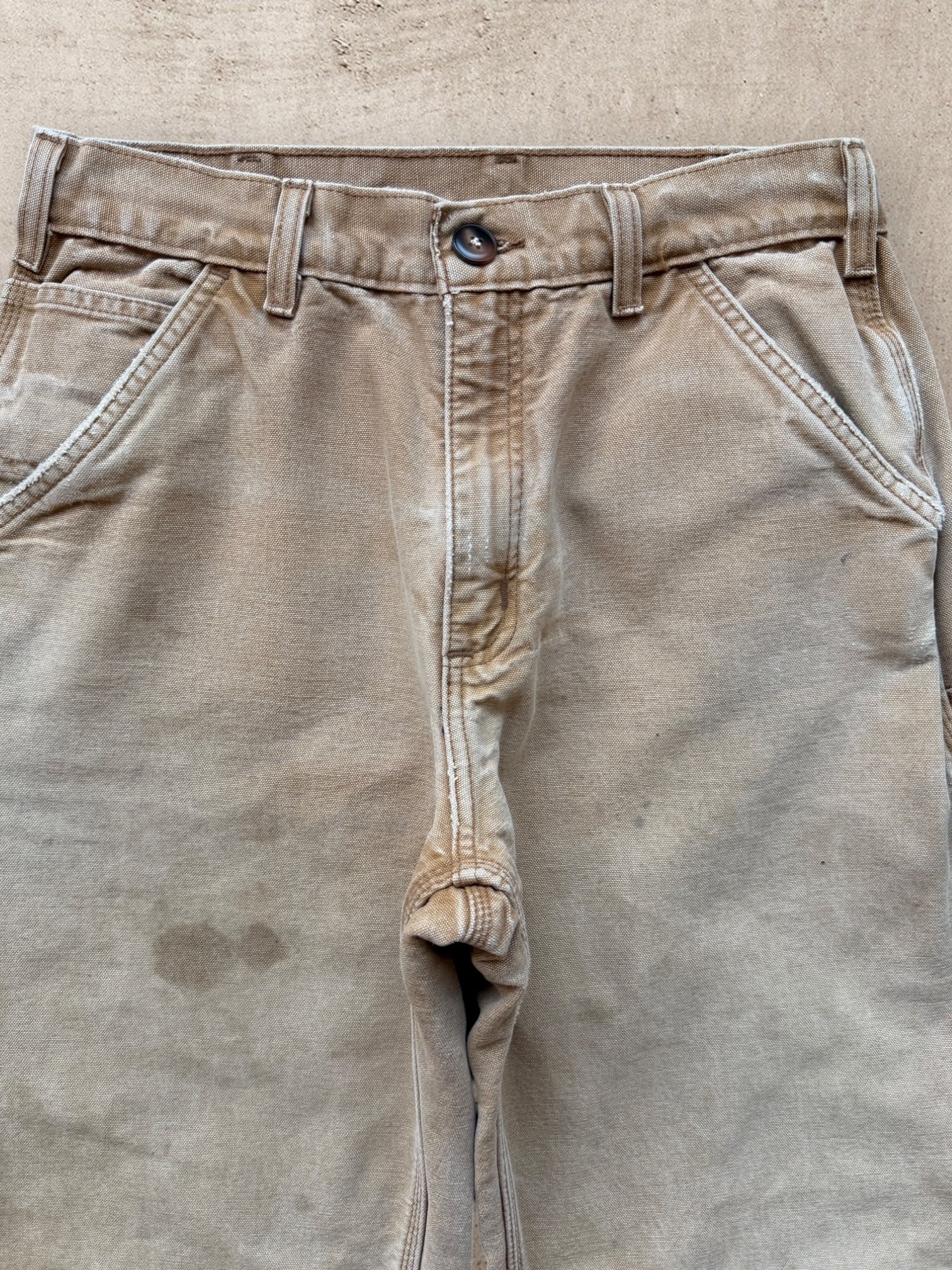 90s Carhartt Blanket Lined Carpenter Pants - 30”