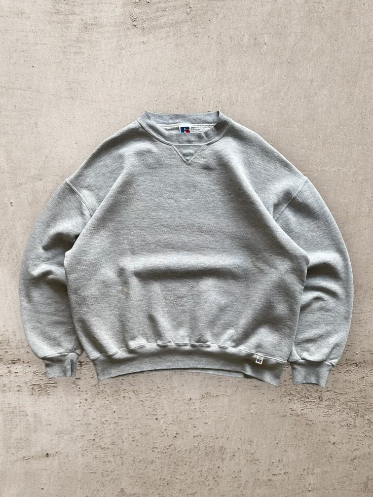 90s Russell Athletic Grey Crewneck - XL