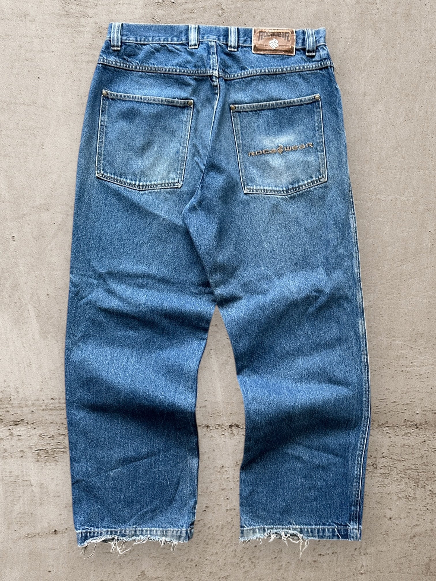 No E Mosen ストレートデニムパンツ インク加工 y2k opium no E mosen 