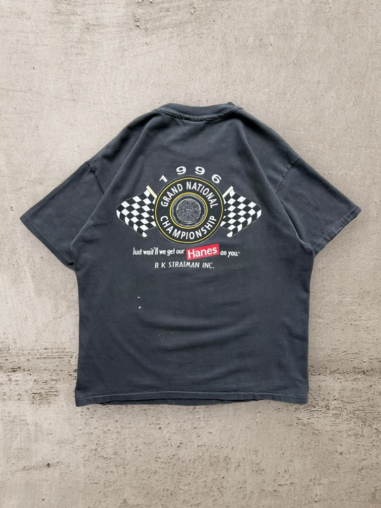 90s Harley Davidson Du Quoin Mile Graphic T-Shirt - XL