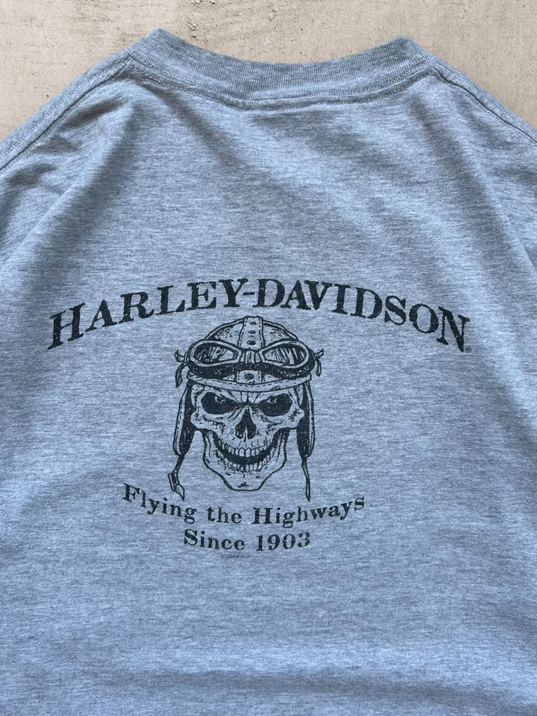 00s Harley Davidson Wings Graphic T-Shirt - Medium