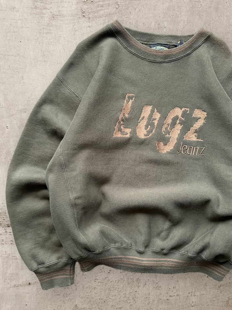 00s Lugz Jeans Embroidered Crewneck - XL