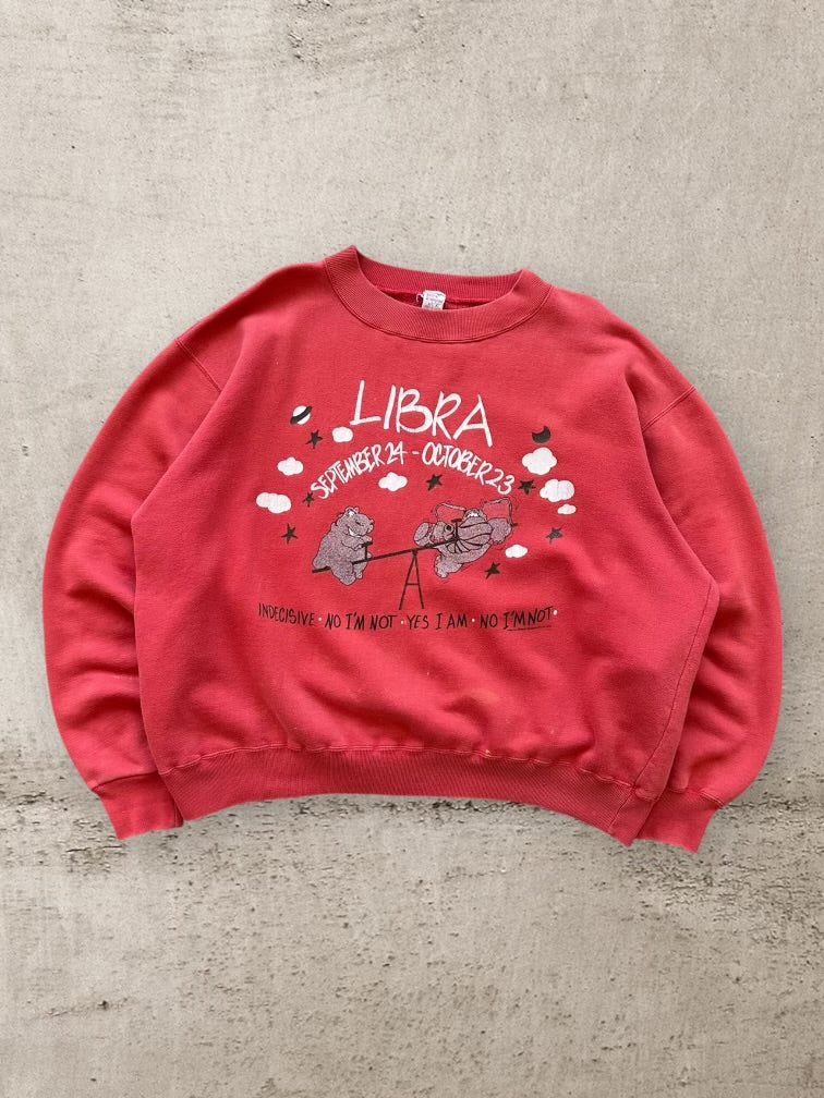 90s Libra Graphic Crewneck - XL