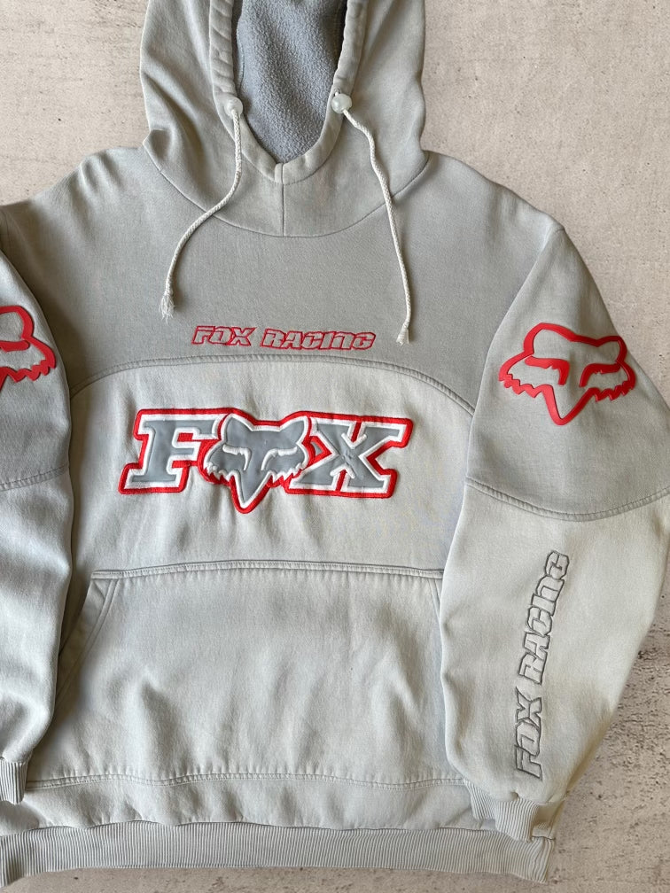 00s Fox Racing Embroidered Synched Hoodie - XL