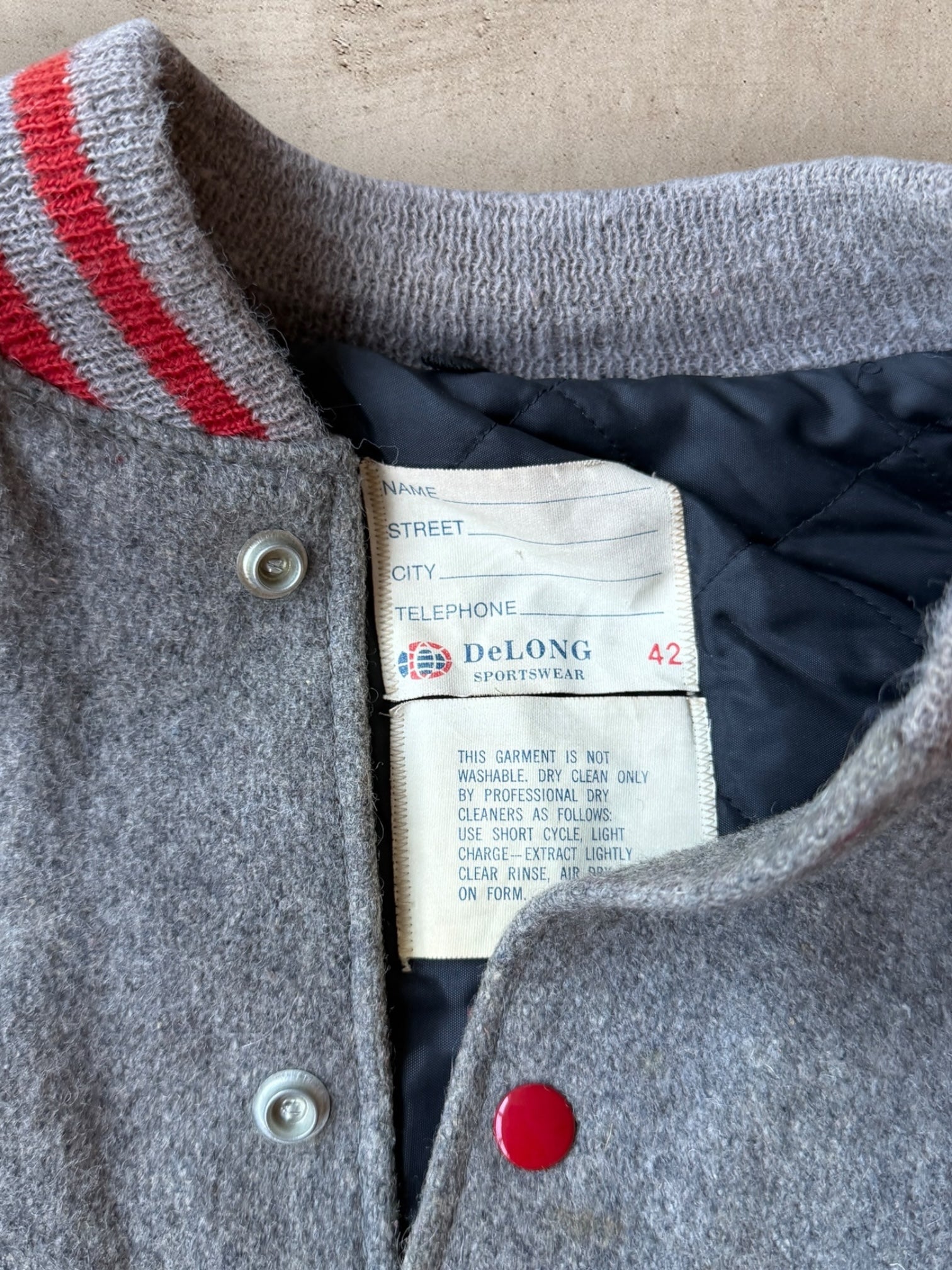 80s Fractional Rebels Varsity Jacket - Medium