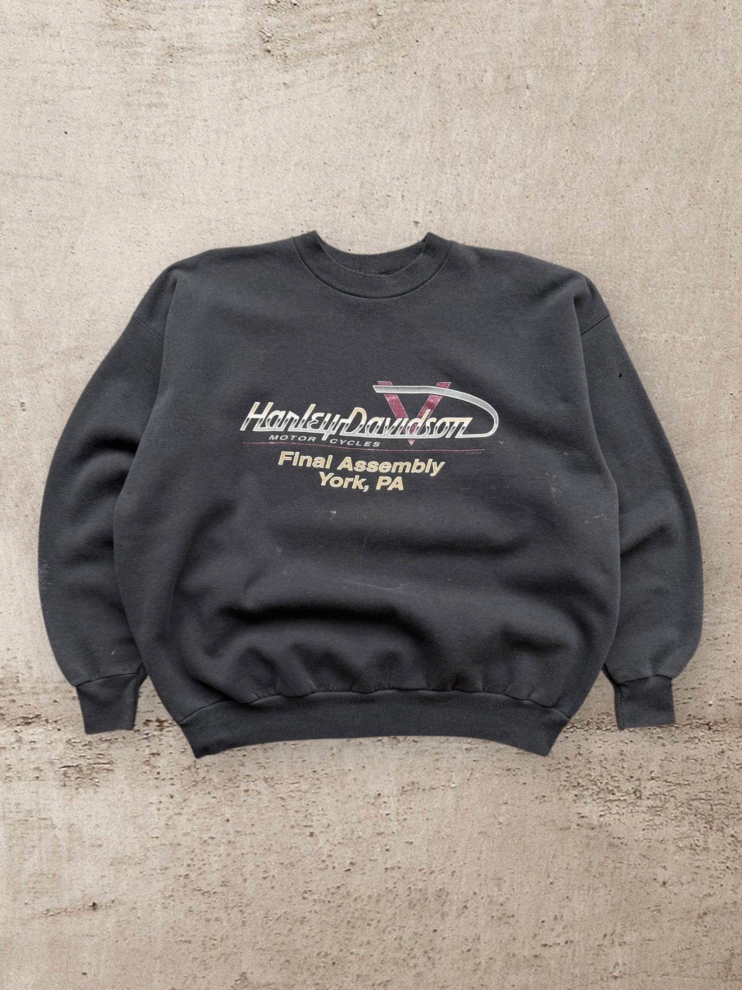 90s Harley Davidson Final Assembly Crewneck - XL