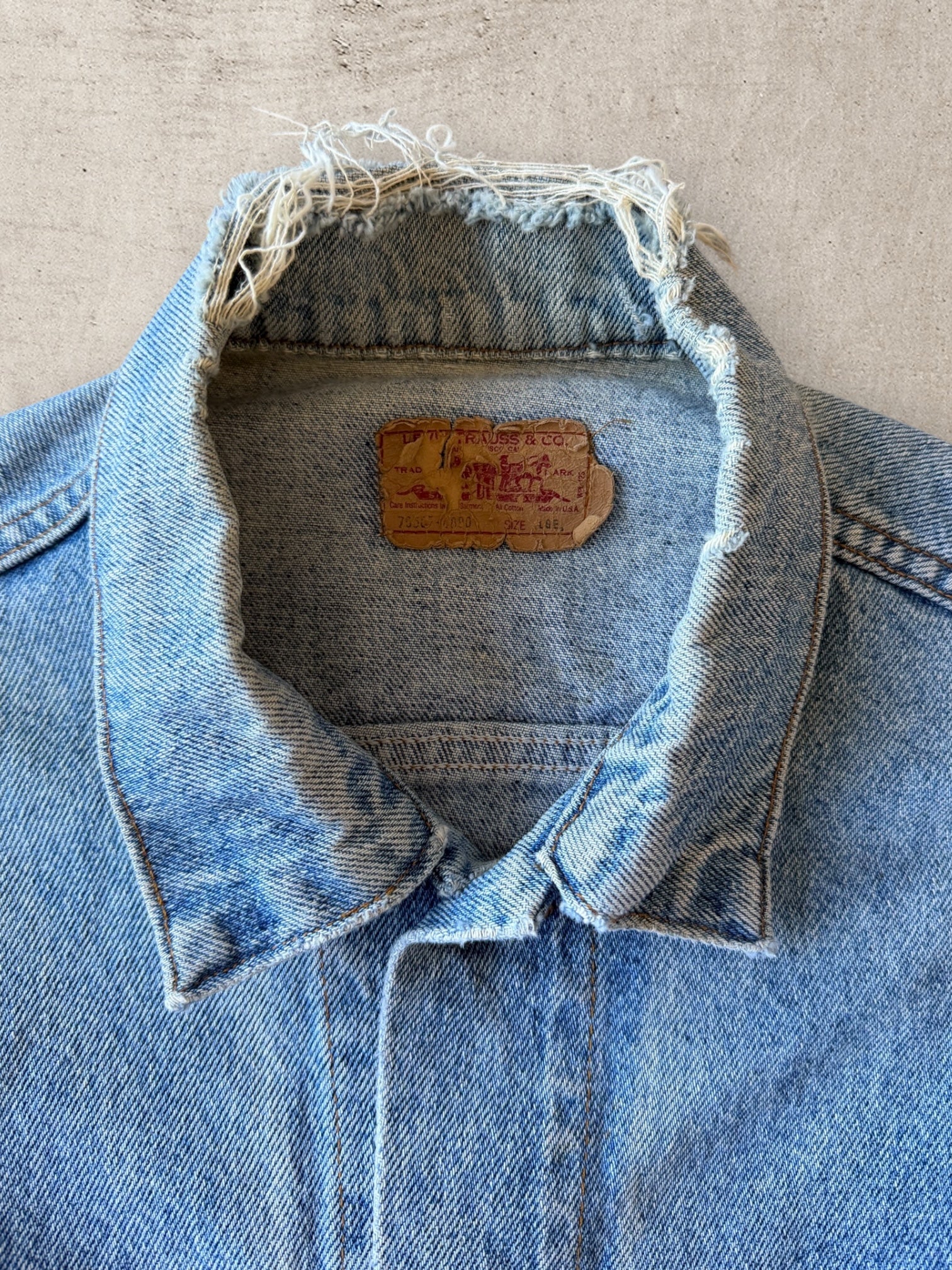 80s Levis Denim Jacket - Large
