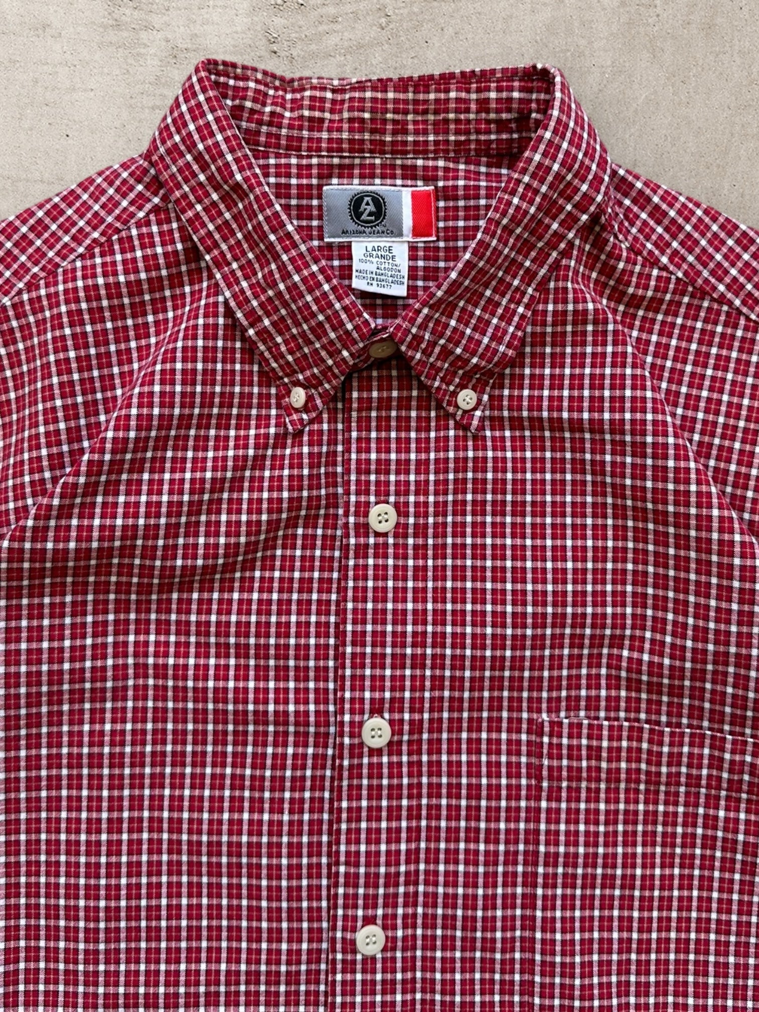 00's Arizona Jean Co. Button Up Shirt - Large