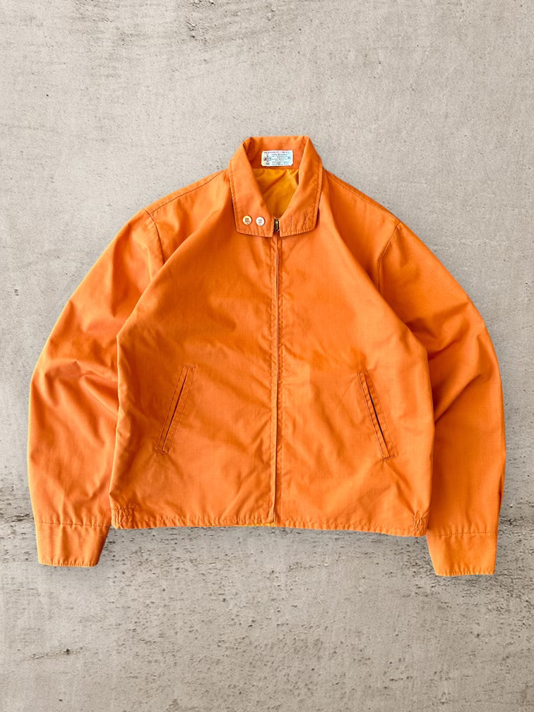 80s Kmart Orange Harrington Jacket - Small