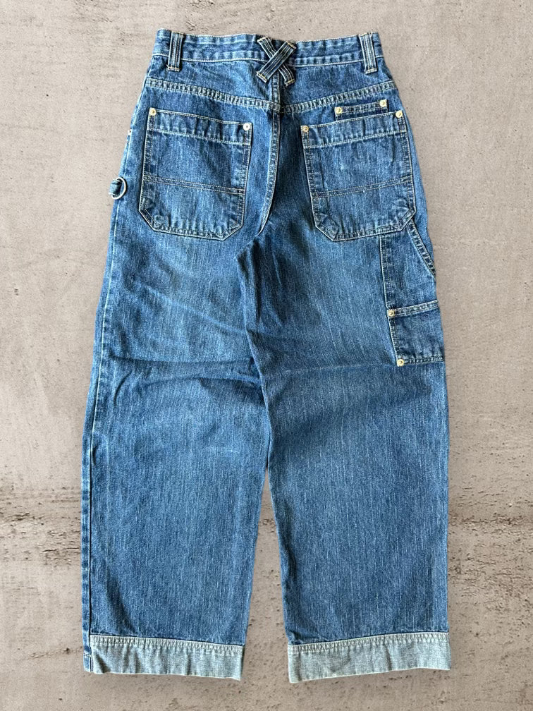 00s Phys. Science Multi Pocket Baggy Denim Jeans - 26x27
