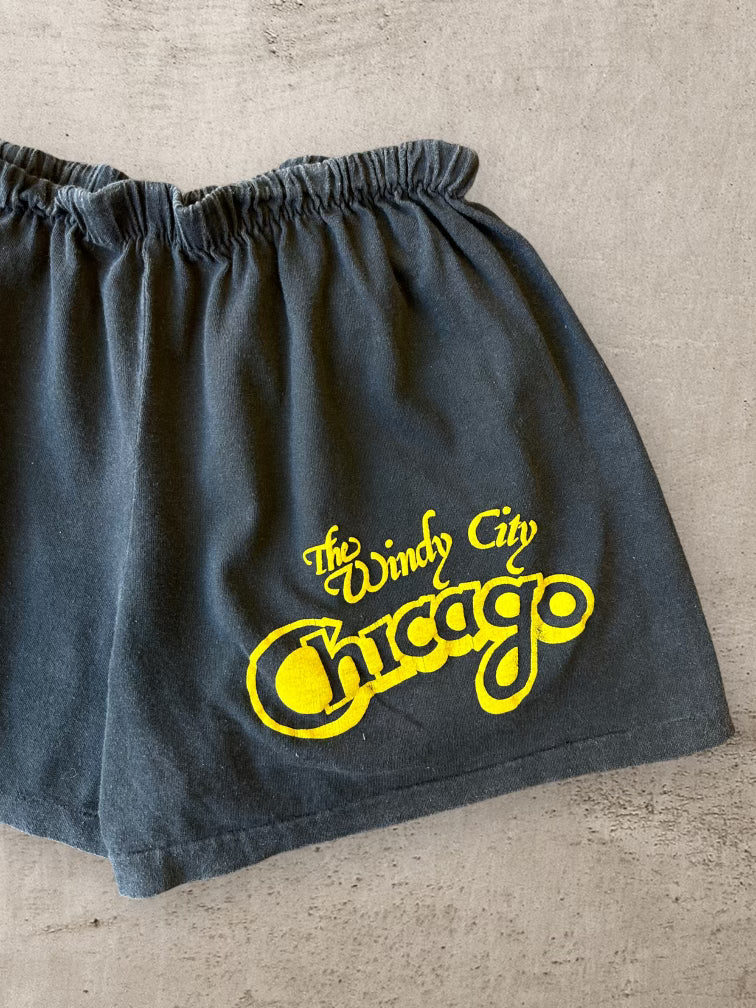 80s Windy City Chicago Cotton Shorts - XL