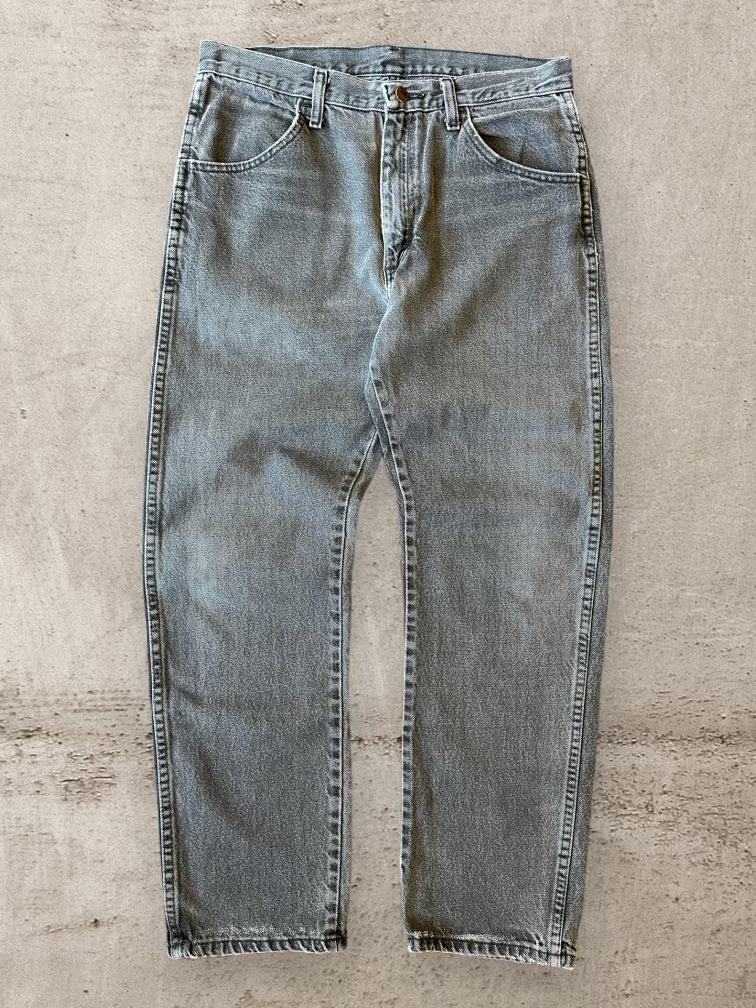 00s Rustler Black Denim Straight Leg Jeans - 32x29