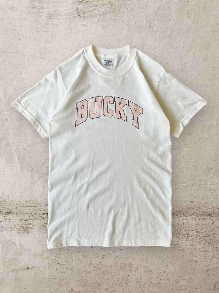 90s Bucky Spell Out T-Shirt - Medium