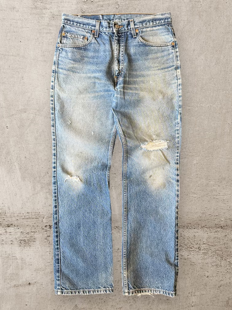 80s Levi’s 517 Faded Denim Jeans - 32x32