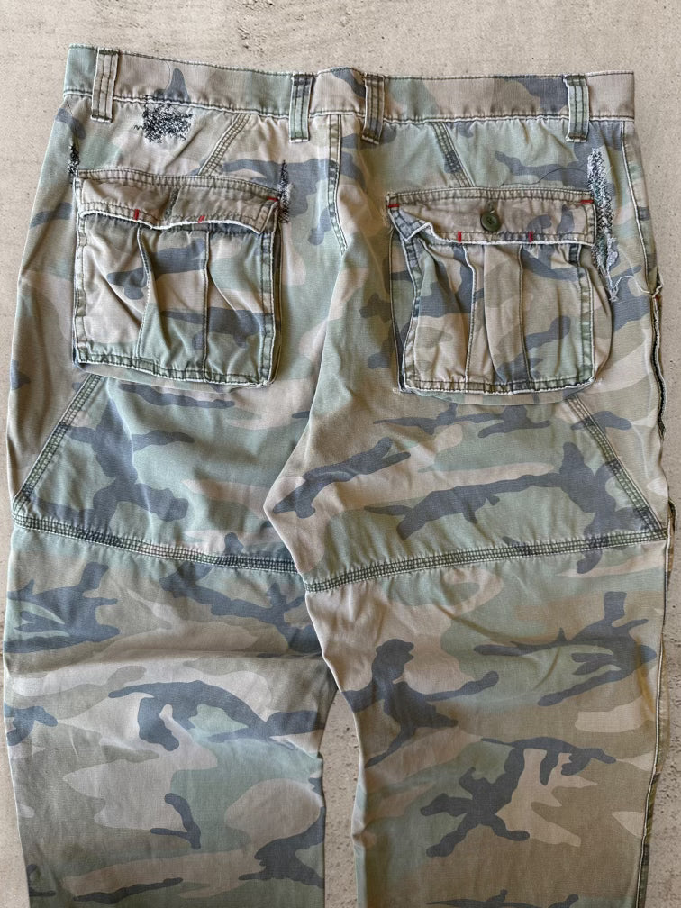 00s No Boundaries Camouflage Fatigue Cargo Pants - 39x30