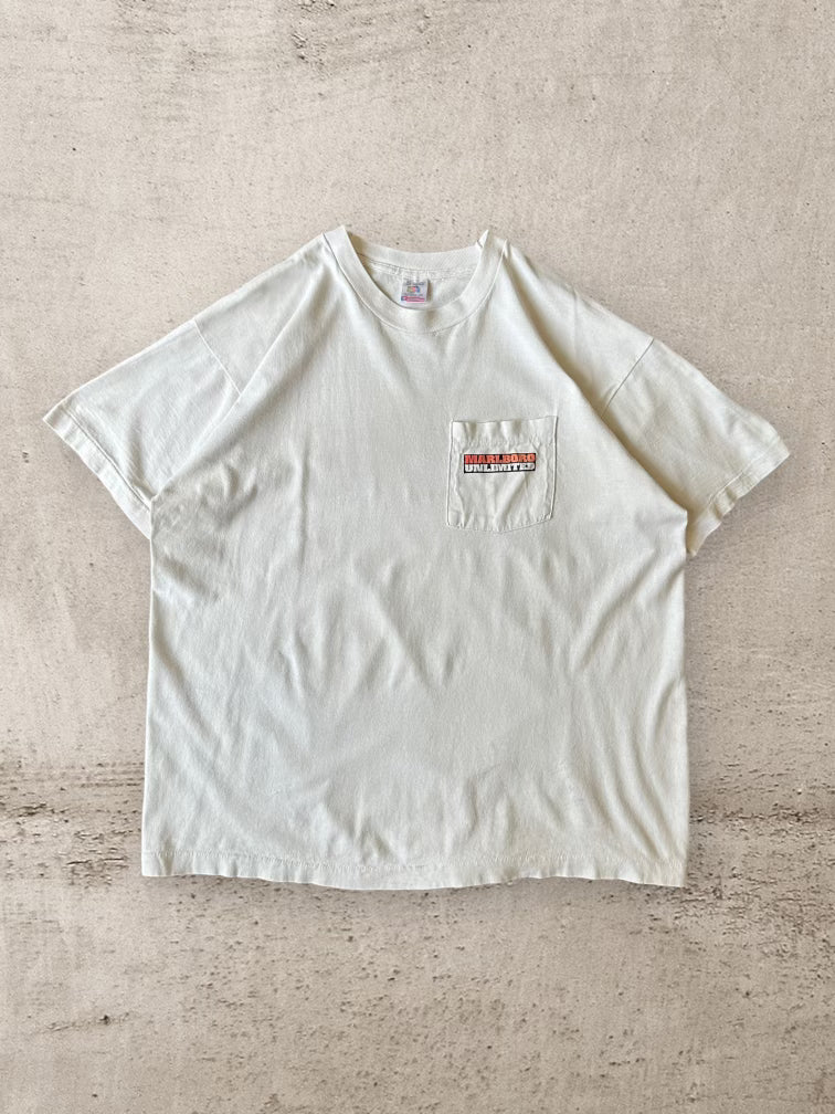 90s Marlboro Unlimited Cigarettes T-Shirt - XL