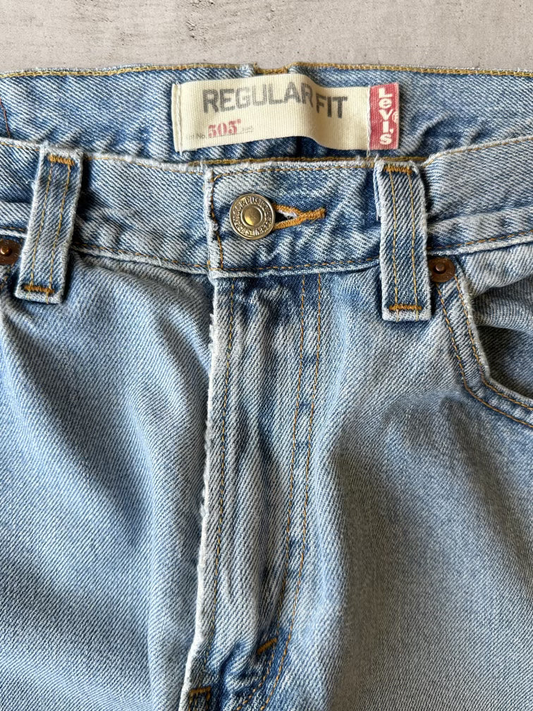 00s Levi’s 505 Light Wash Denim Jeans - 32x29