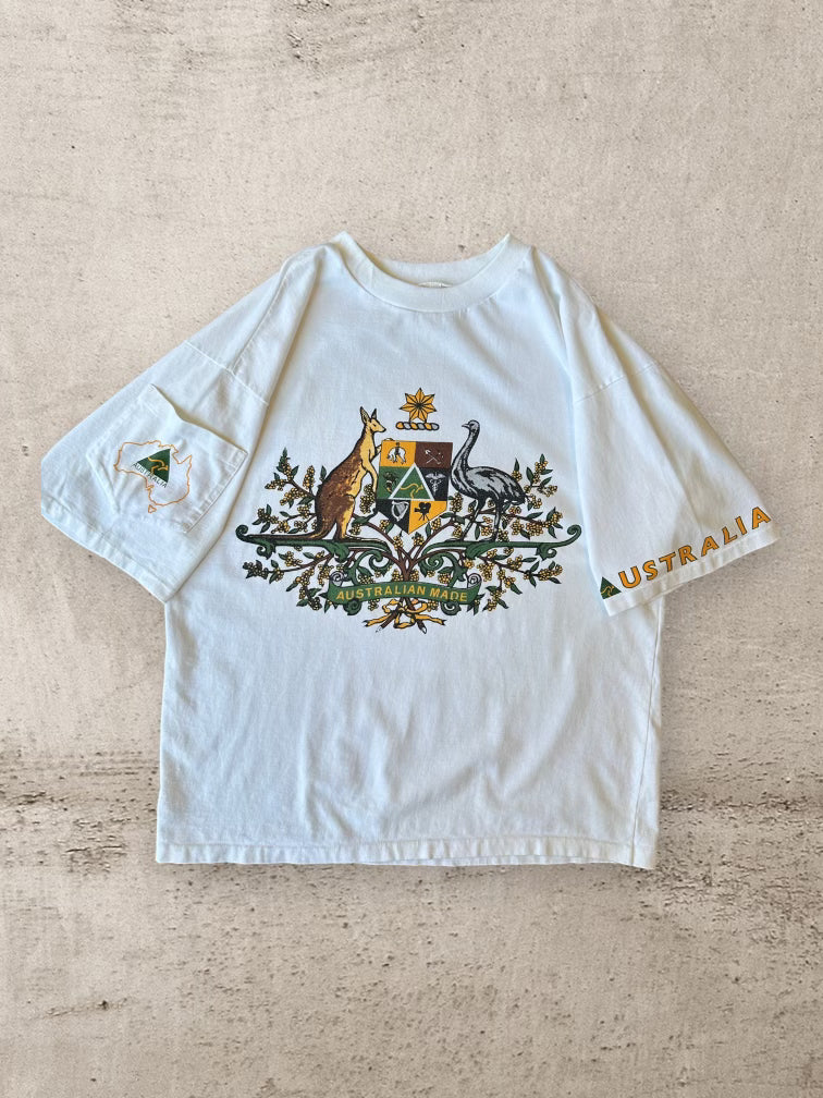 90s Australian Made Graphic T-Shirt - XL