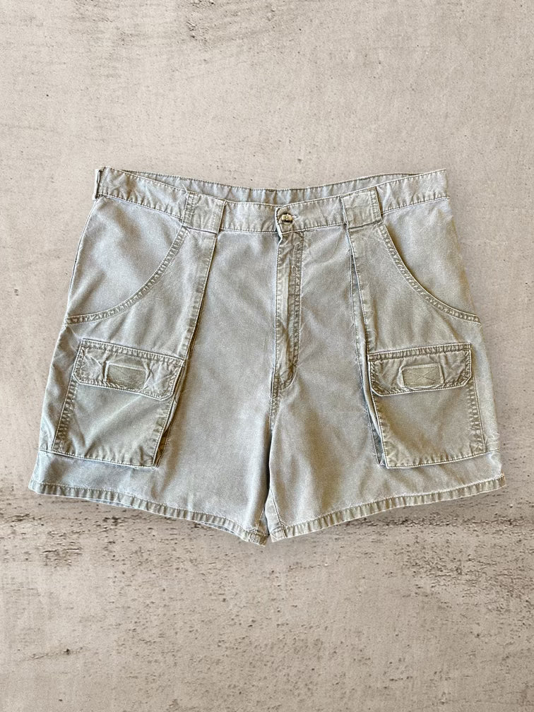 00s Khaki Cargo Shorts - 36”