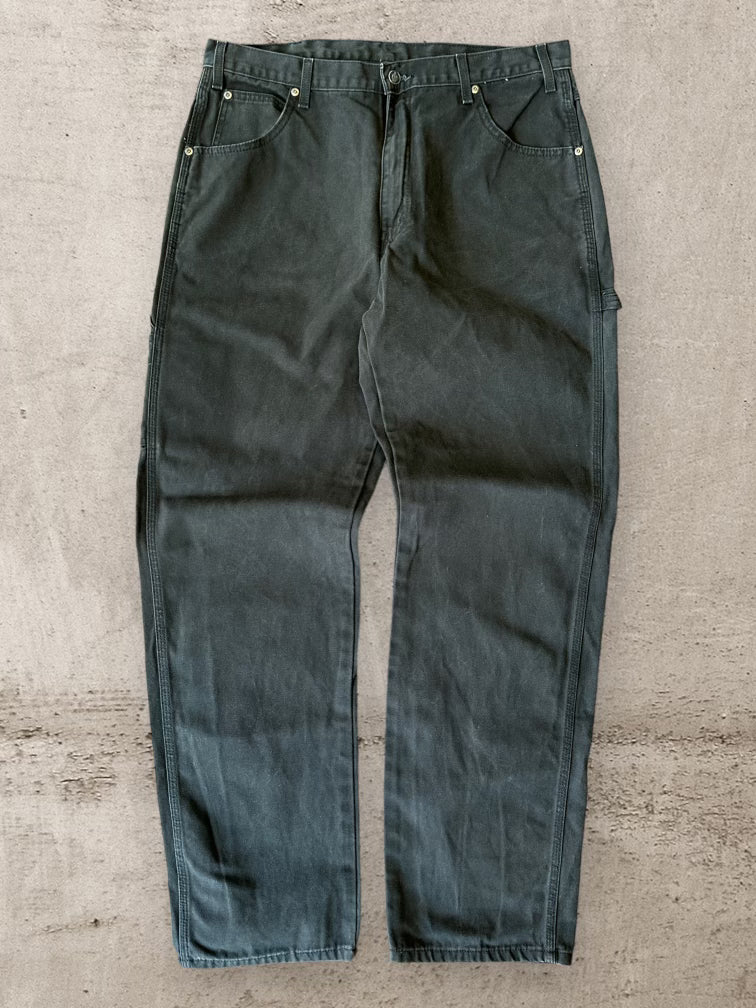 00s Dickies Black Carpenter Pants - 36x34