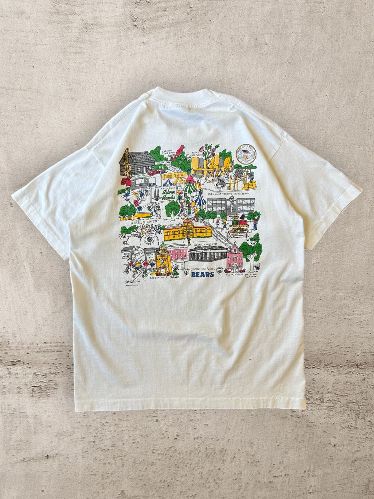 90s South Bend Indiana City T-Shirt - Large