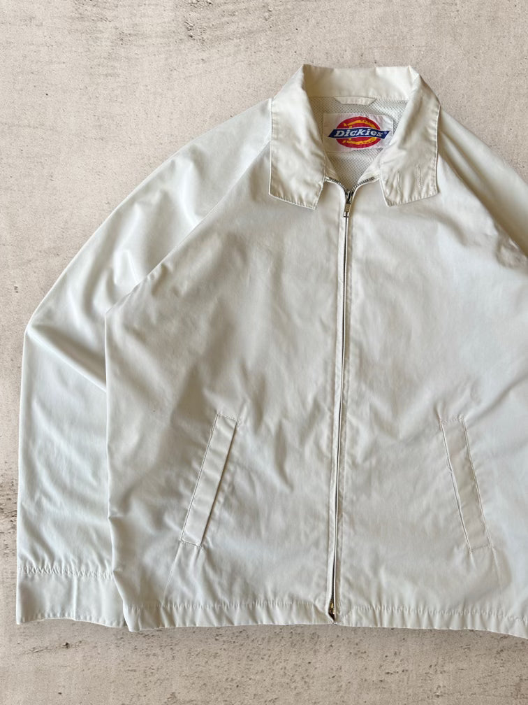 90s Dickies Cream Eisenhower Jacket - Medium