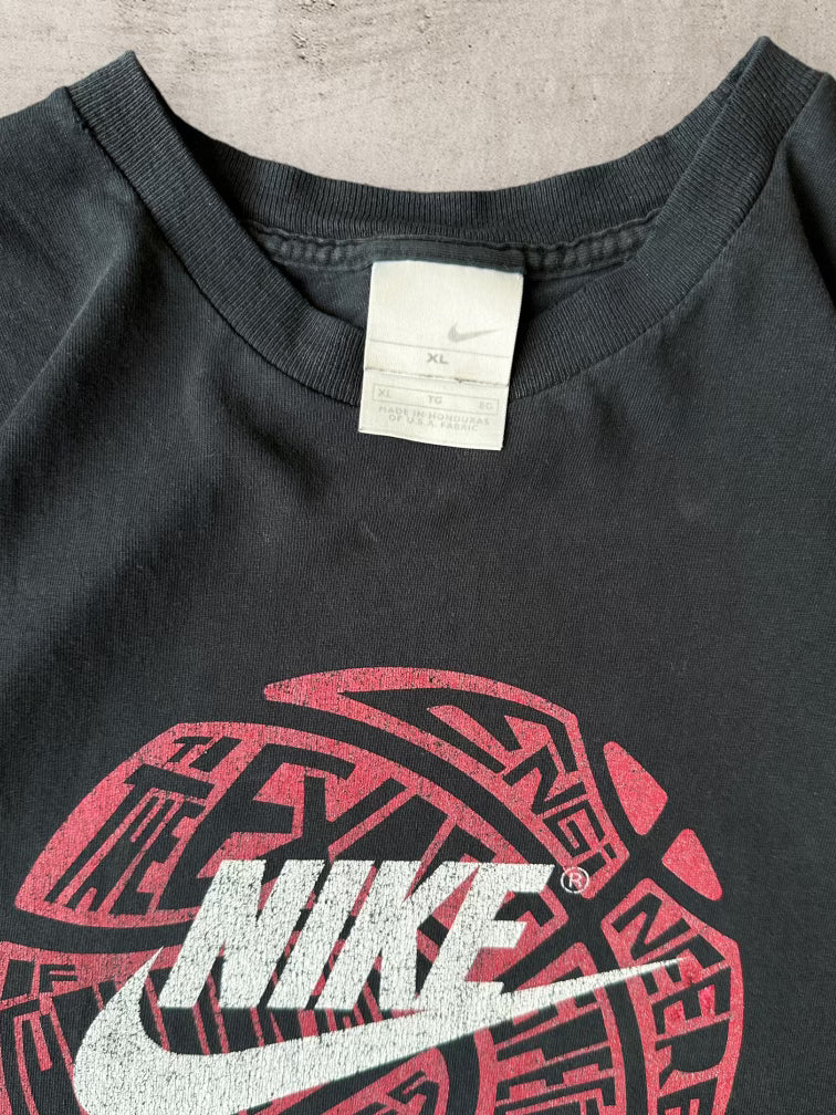 00s Nike Air Basketball Graphic T-Shirt - XL