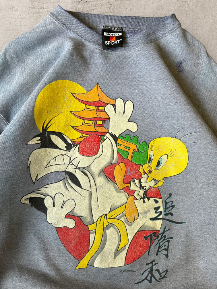 90s Looney Tunes Karate Crewneck - XL