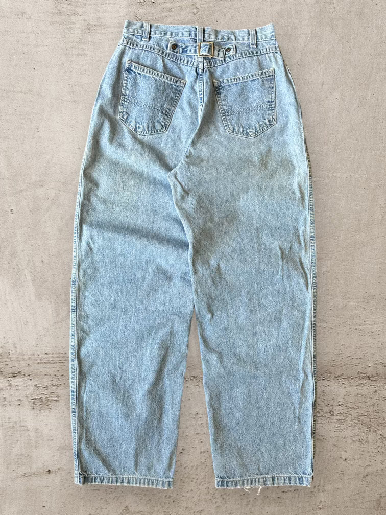 00s St. John’s Bay Light Wash Buckle Back Jeans - 27x29