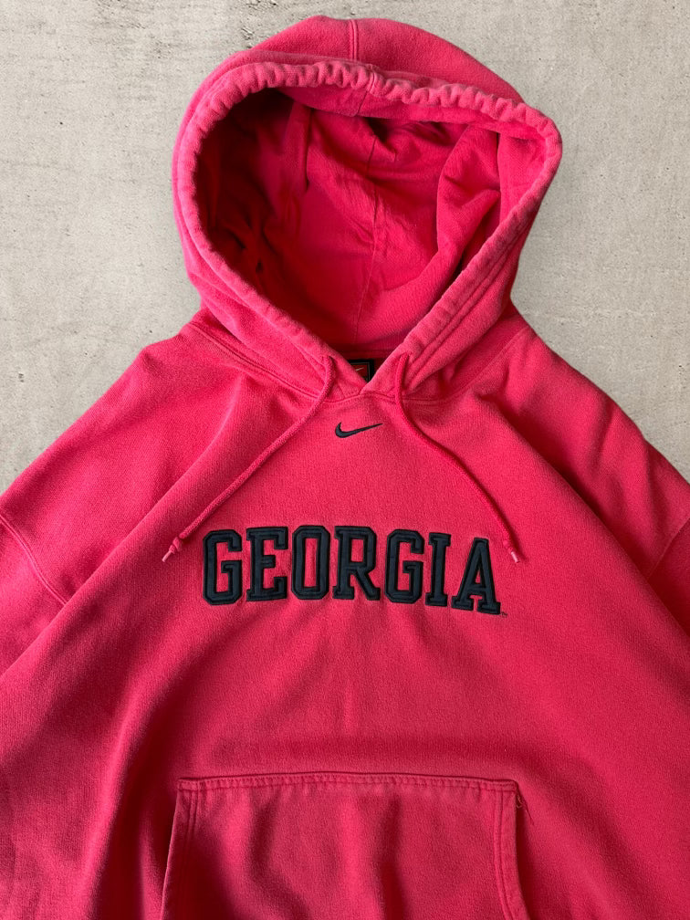 90s Nike Georgia Red Hoodie - XL