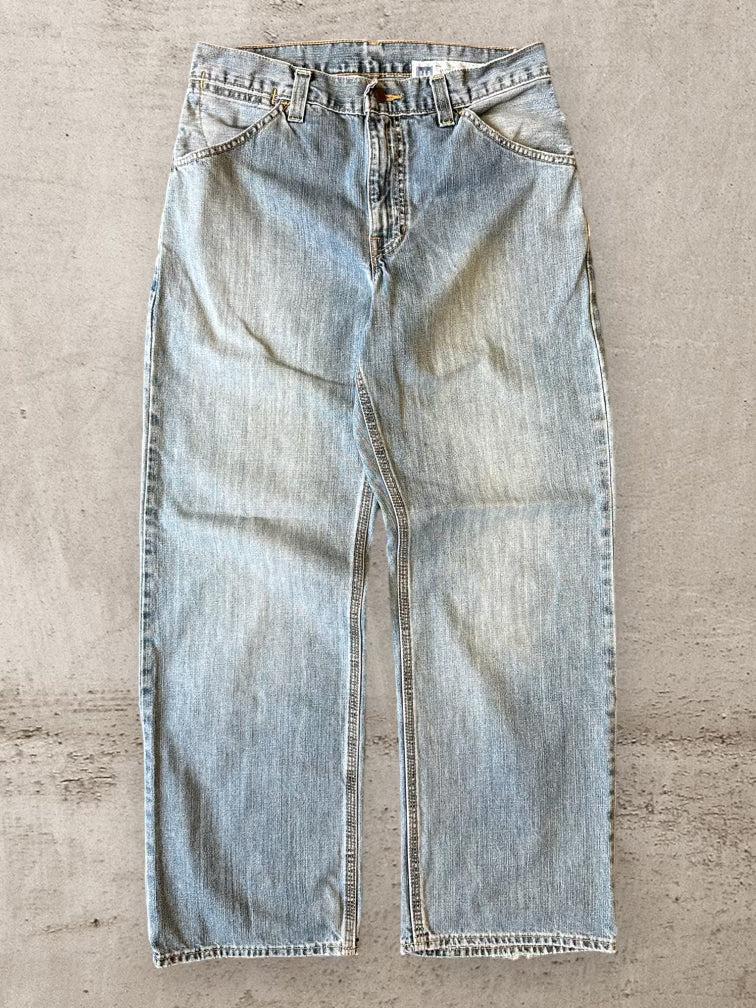 00s Gap Faded Denim Work Jeans - 30x29