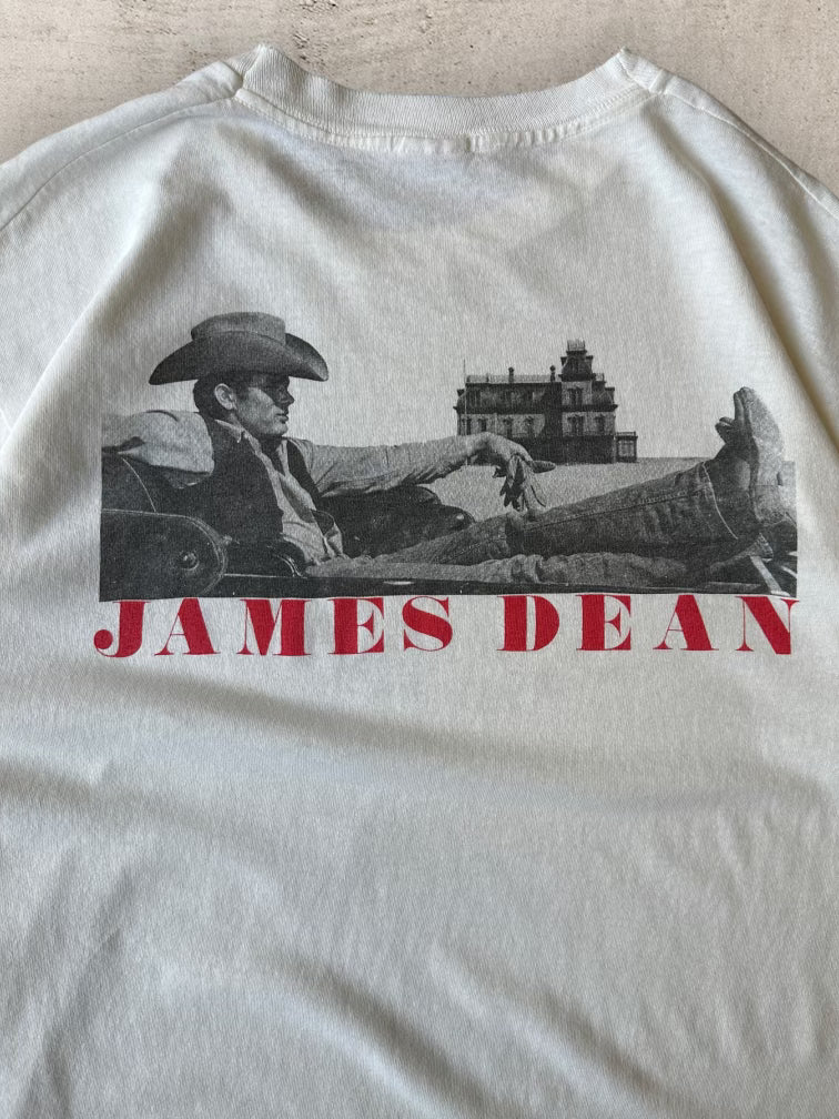 90s James Dean Cowboy T-Shirt - XL