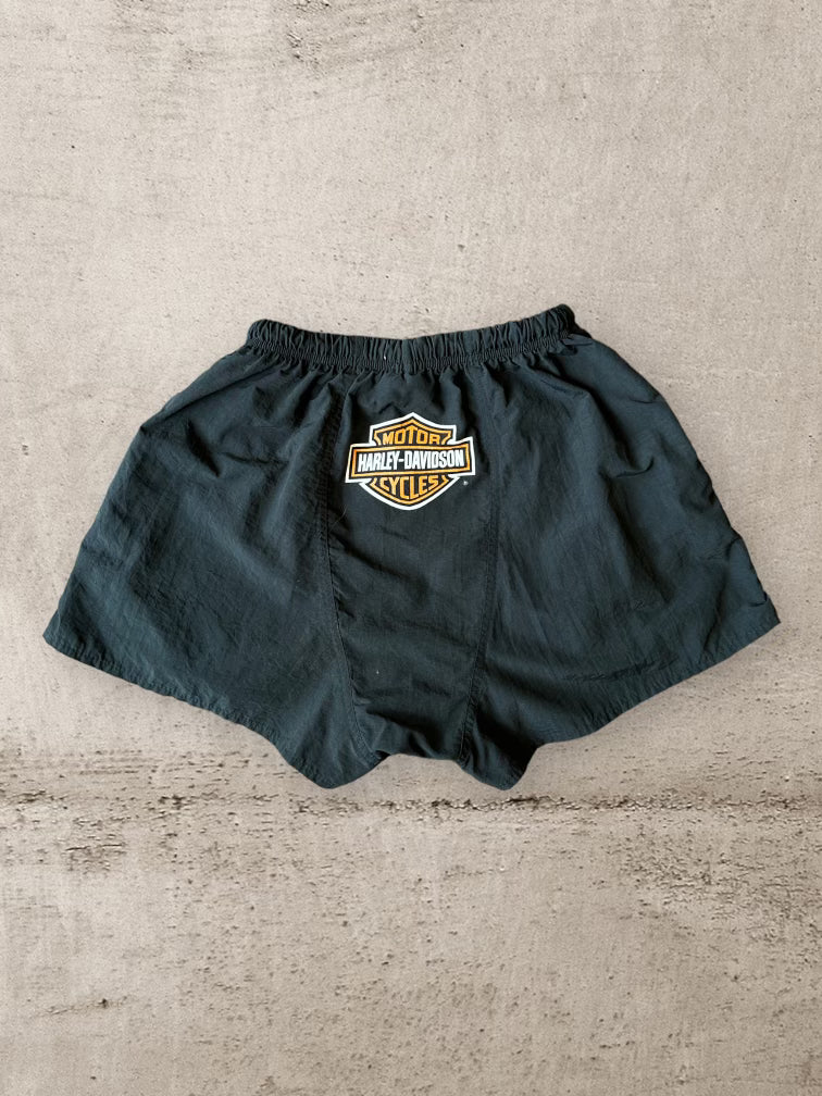 90s Harley Davidson Nylon Shorts - Small