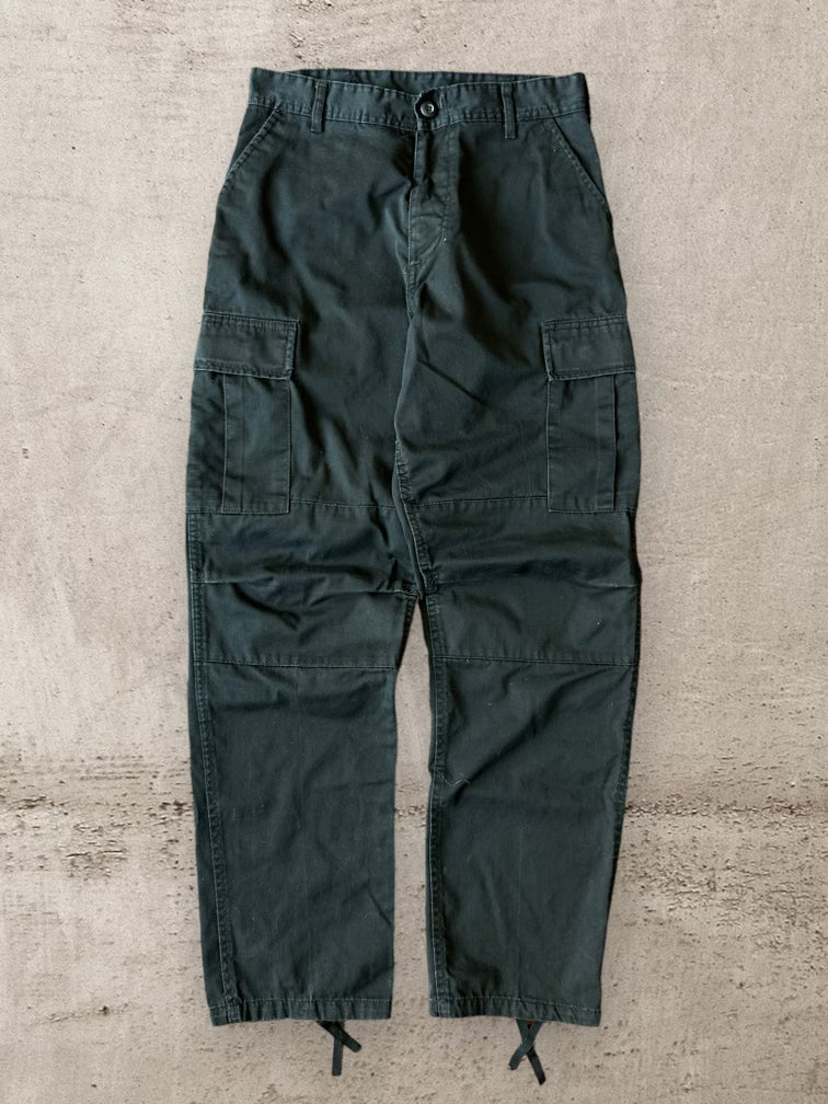 00s Military Black Cargo Pants - 28x31