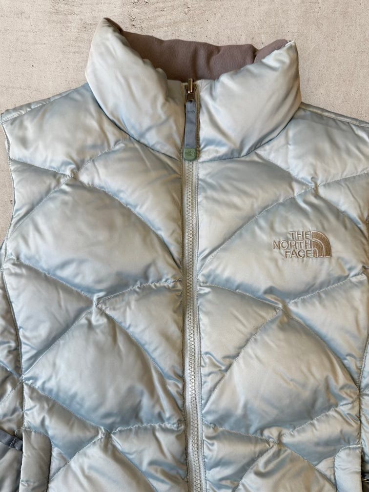 00s North Face Teal Puffer Vest - Small