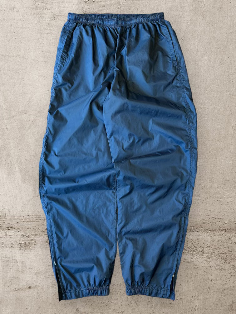 00s Nike Navy Blue Nylon Pants - XL