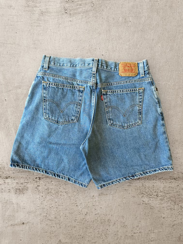 00s Levi’s Medium Wash Denim Shorts - 32”