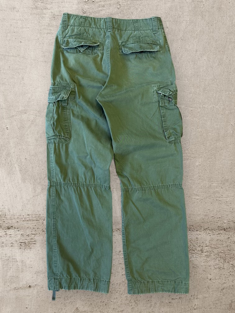 00s Eddie Bauer Olive Cargo Pants - 30x31
