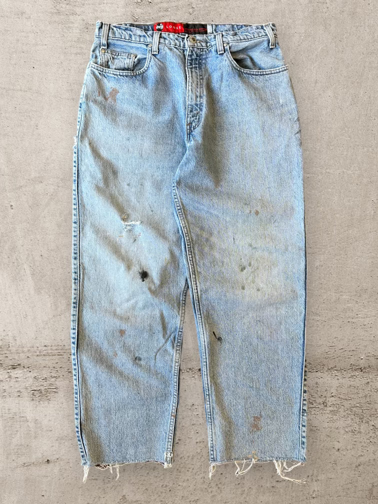 90年代 Levi's SilverTab ライトウォッシュ バギージーンズ - 33x28