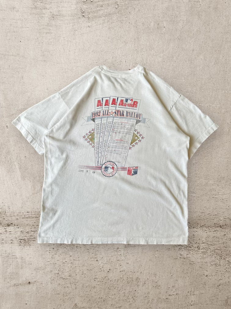 1992 Salem MLB All Star Game T-Shirt - XL