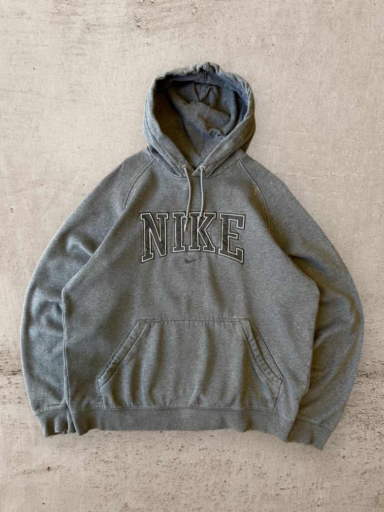 00s Nike Spell out Hoodie - Large