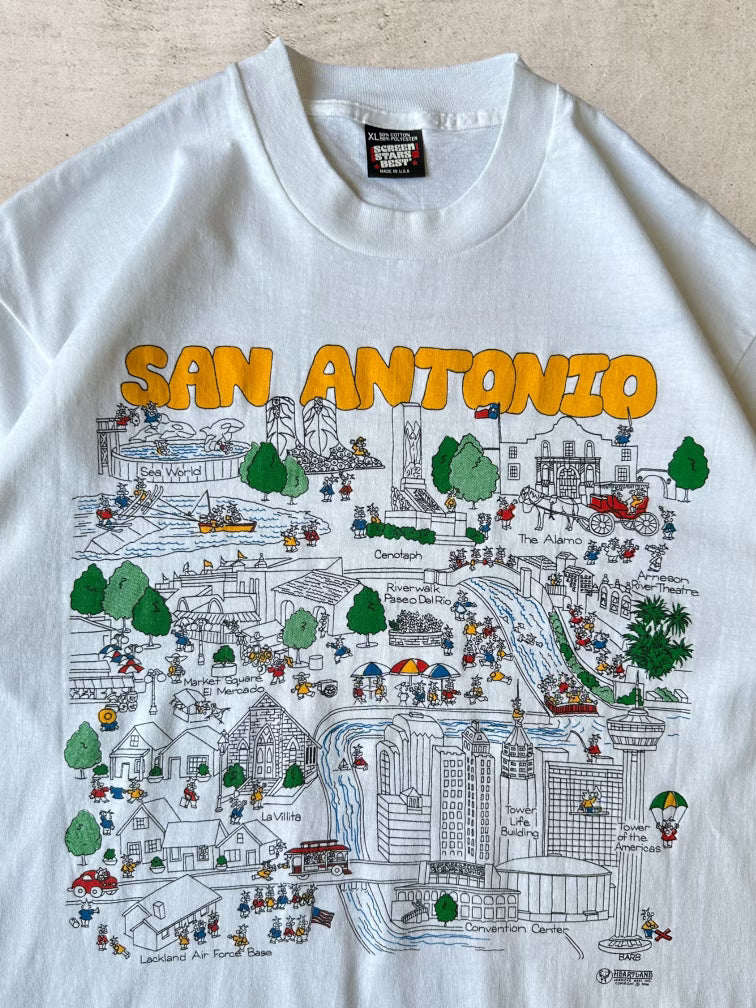 90s San Antonio City T-Shirt - Large