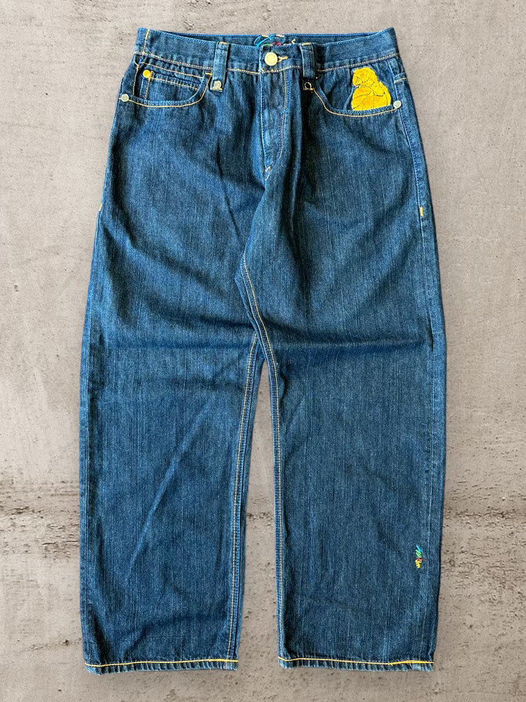 00s Coogi Dark Wash Denim Baggy Jeans - 32x30