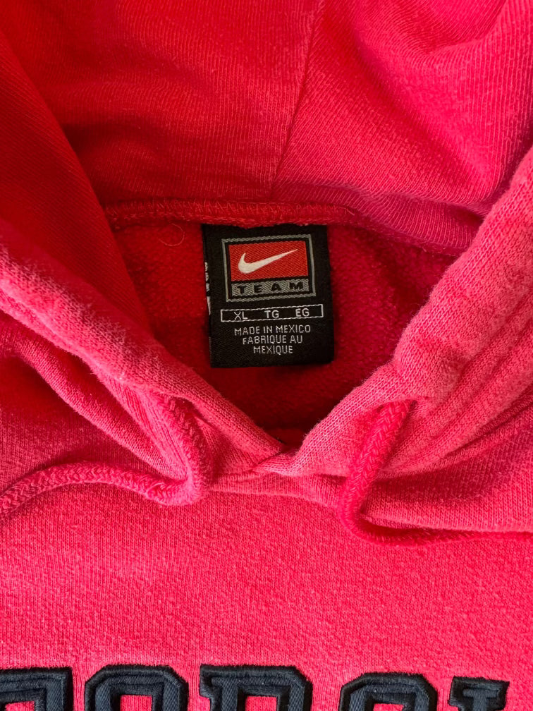 90s Nike Georgia Red Hoodie - XL