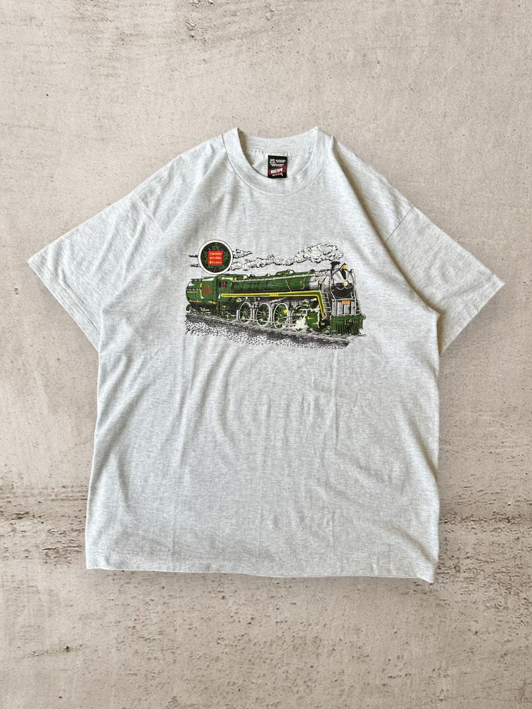 90s Canadian National Railways T-Shirt - XL