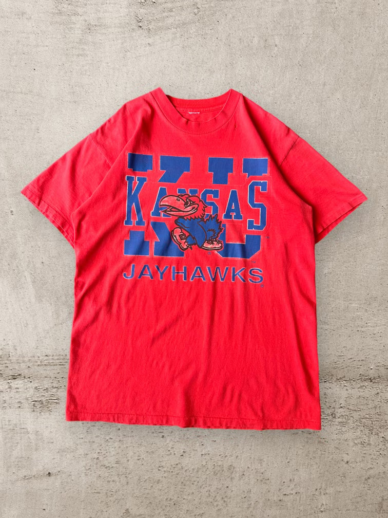 90s Kansas Jayhawks T-Shirt - XL