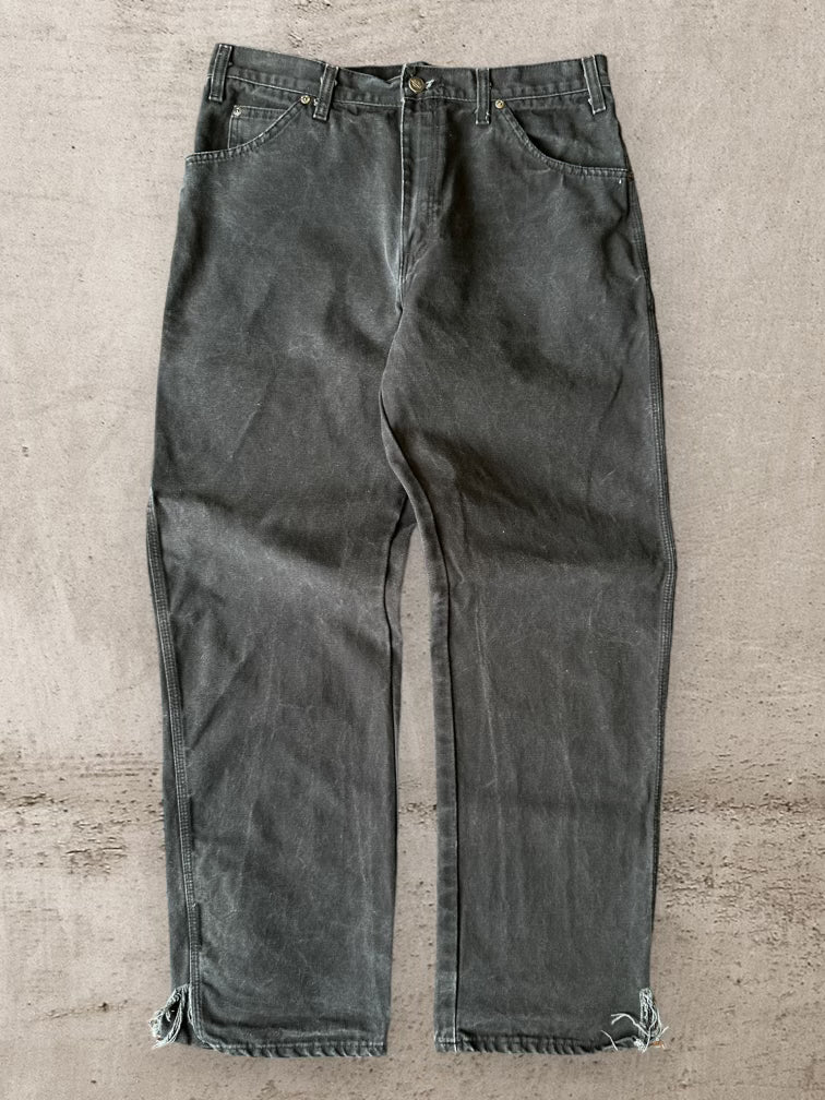 00s Dickies Black Carpenter Pants - 34x32