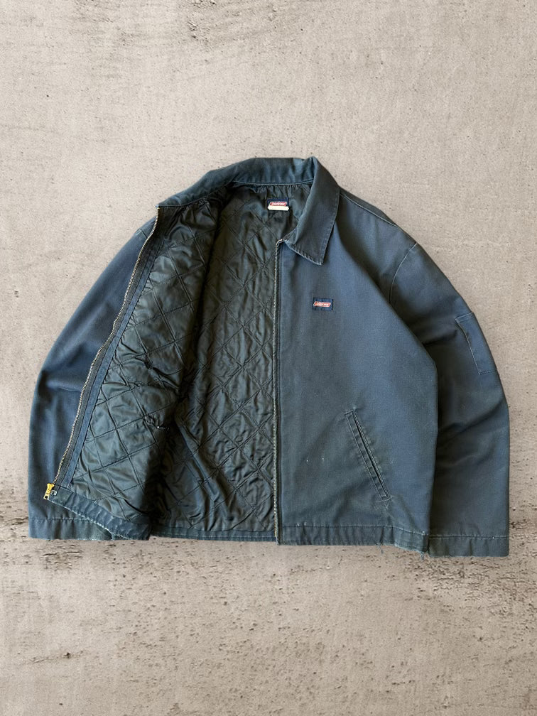 00s Dickies ブラック アイゼンハワー ワーク ジャケット - L